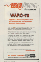 Drake WARC-79 News - 73 Magazine March, 1979